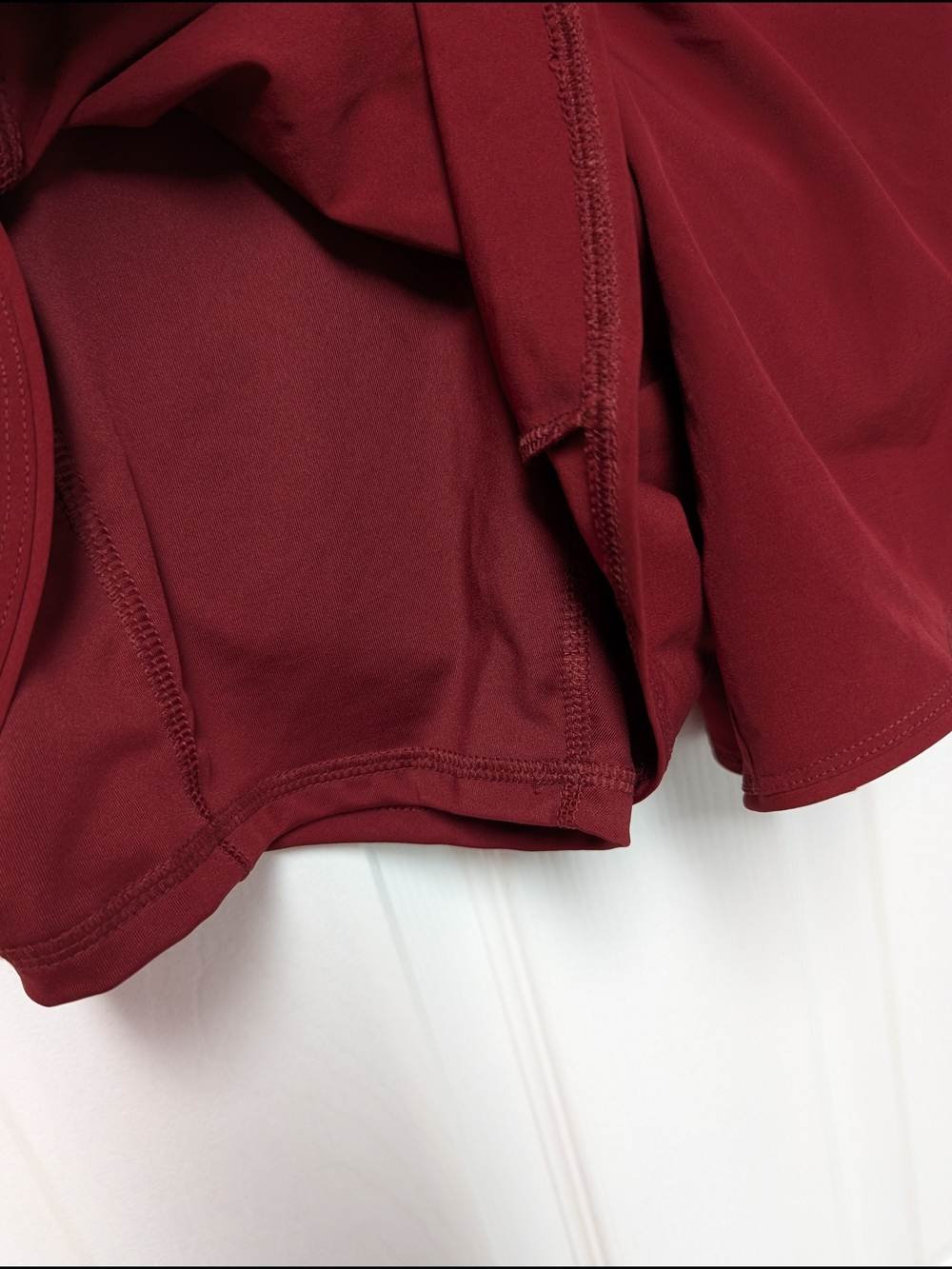 Avia Wine Athletic Shorts with Elastic Waist - Picture 6 of 6